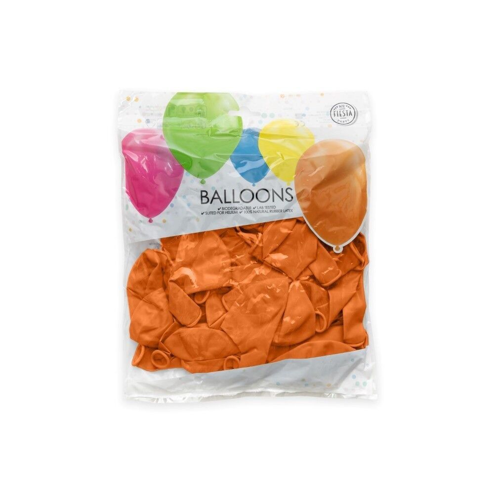50 Luftballons 12" orange