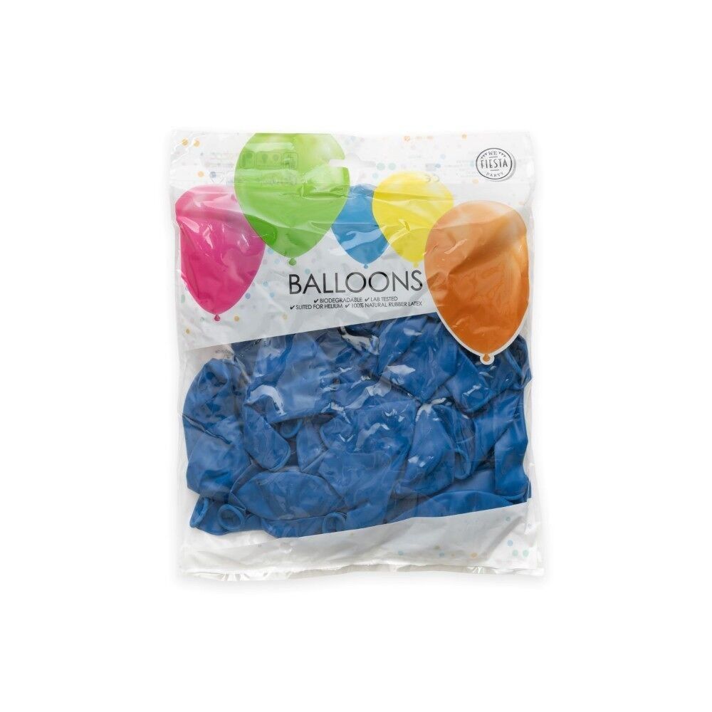 50 Luftballons 12" königsblau