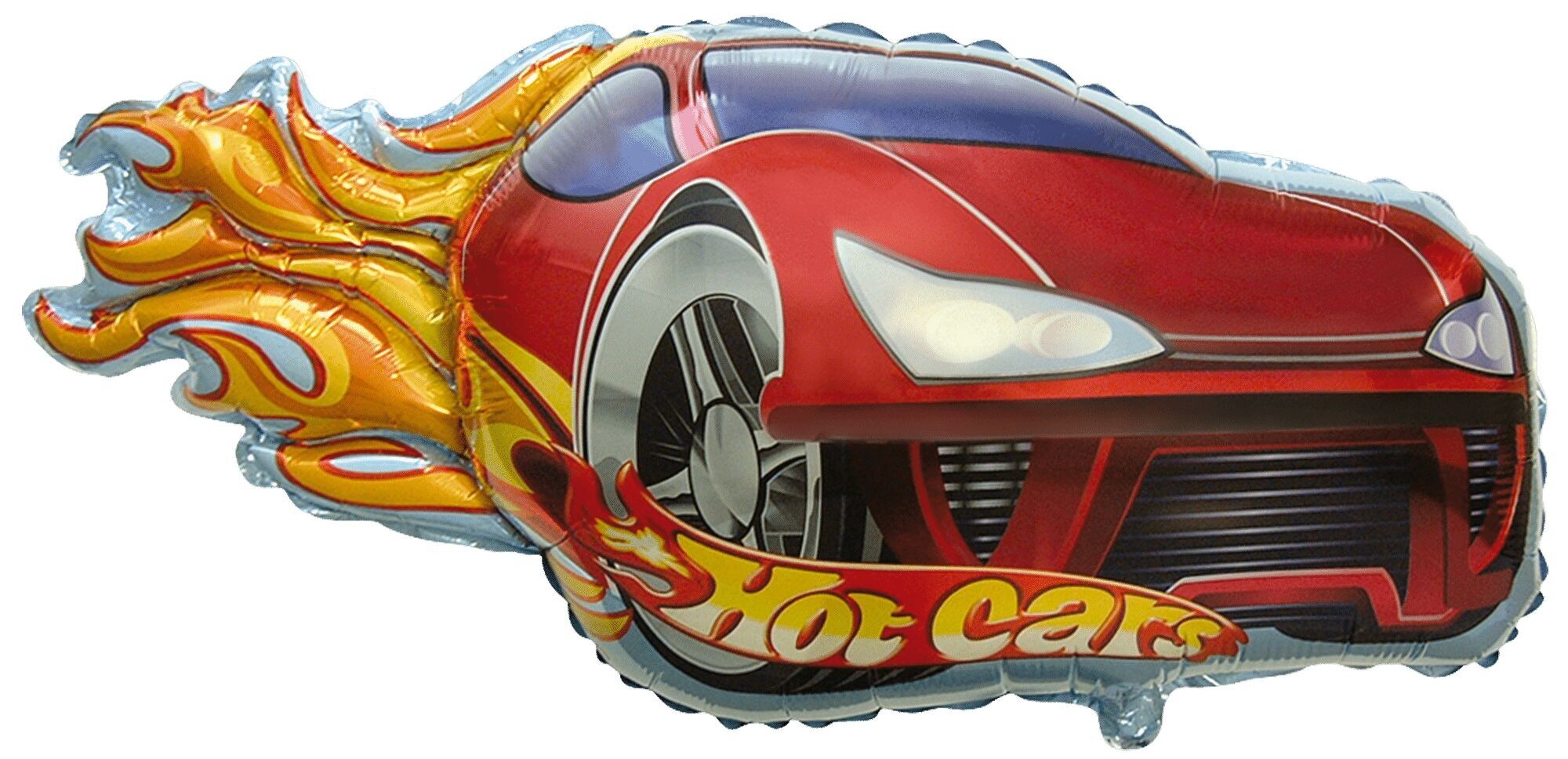 Folienballon 17 x 31" Hot Car Rot