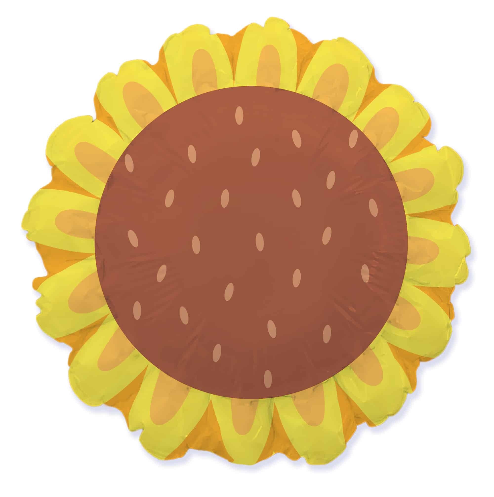 Folienballon 30 x 30'' Sonnenblume