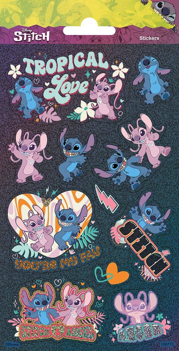 Autocollants laser Disney Stitch