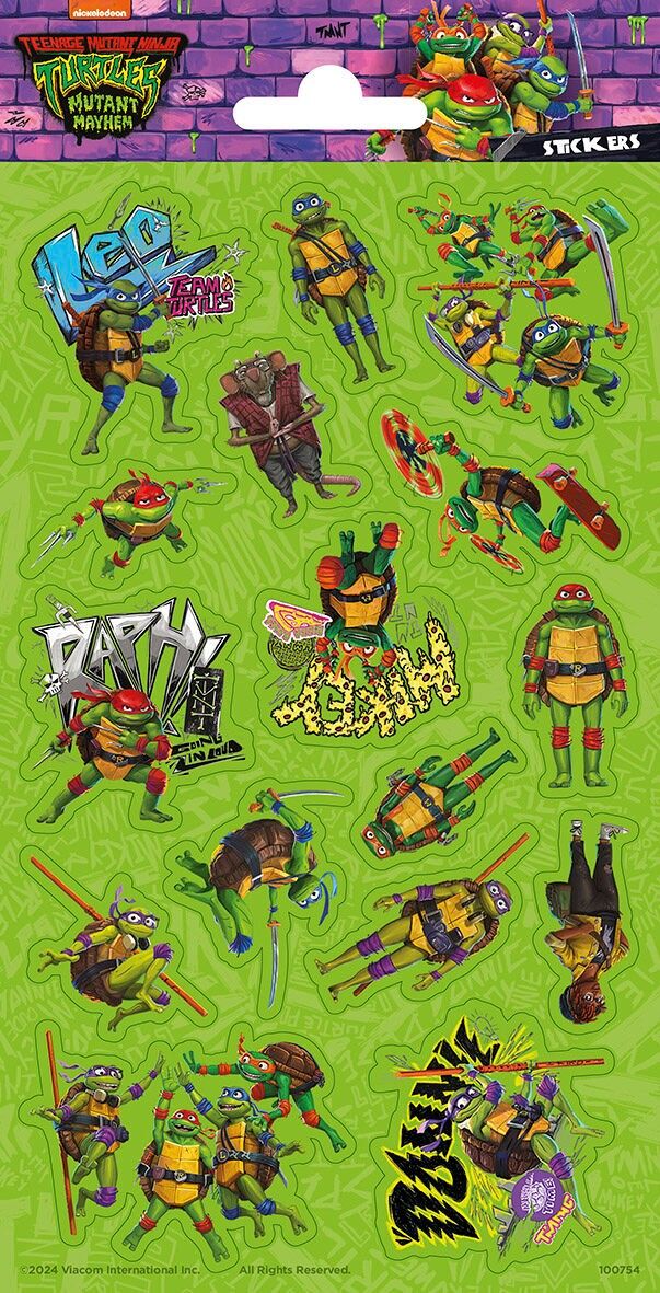 Autocollants Tortues Ninja