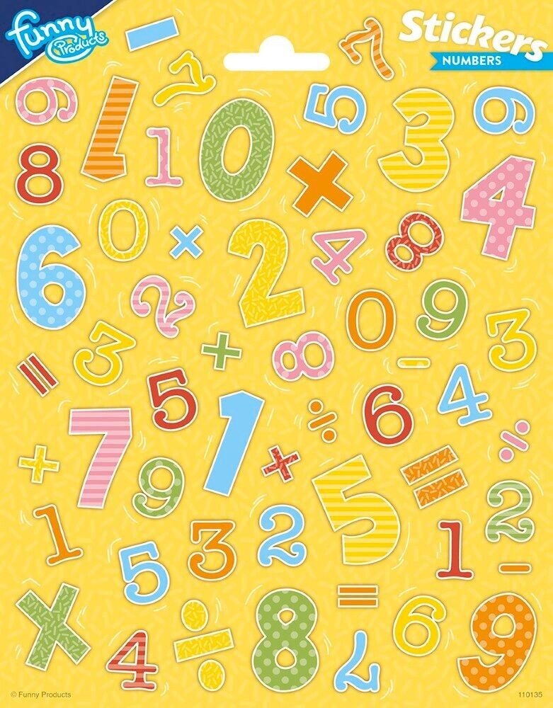 Autocollants Grands Nombres