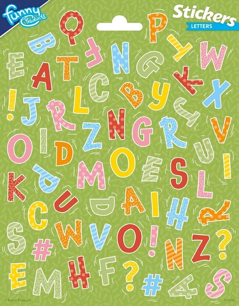 Autocollants Grandes Lettres