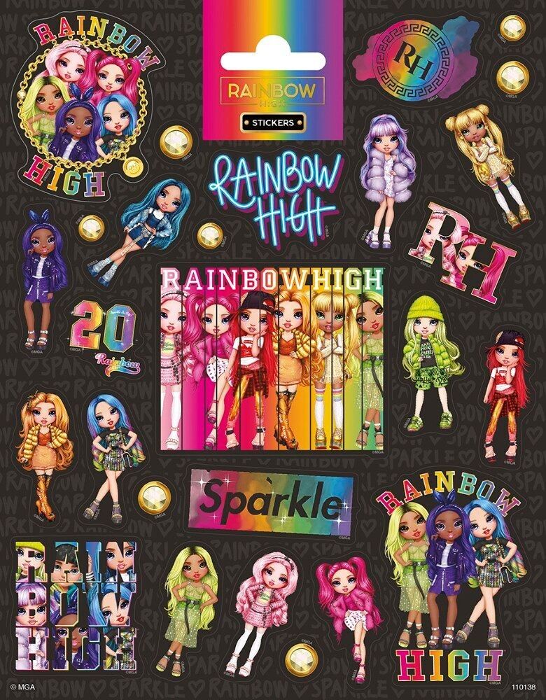 Autocollants Grand Arc-en-ciel Haut