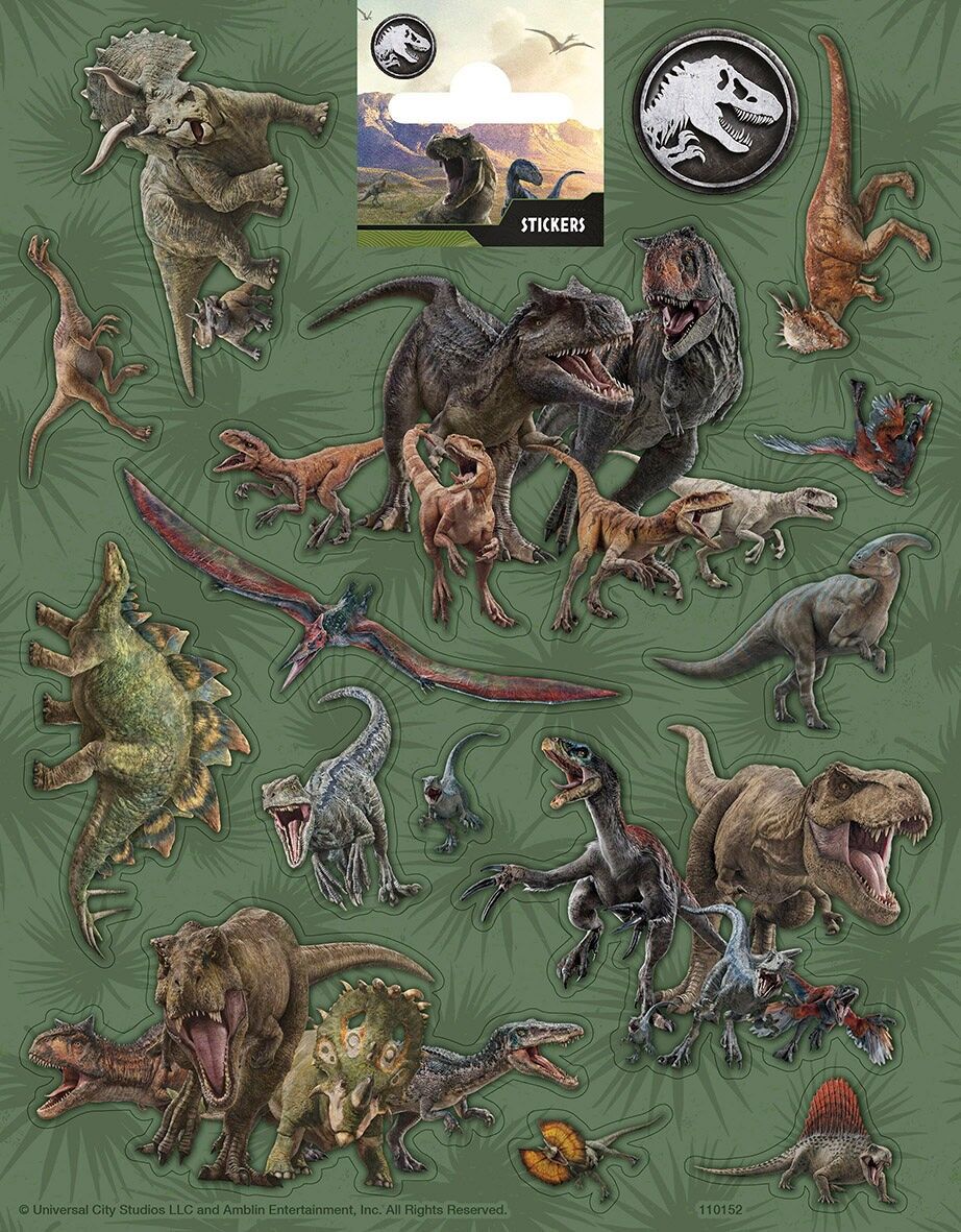 Autocollants Grand Jurassic World