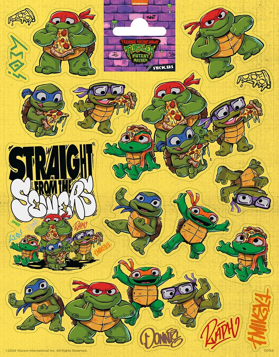 Autocollants Grands Tortues Ninja