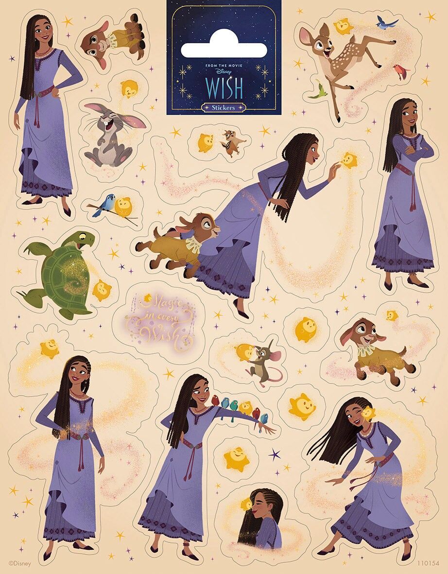 Autocollants Grands Souhaits Disney