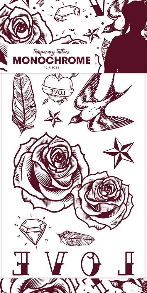 Tatouages Monochrome Amour