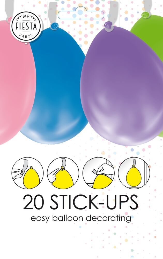 20 Ballon-Stick-Ups
