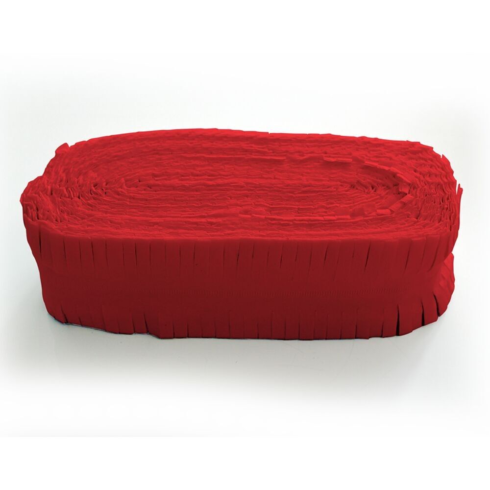 Kreppgirlande 24m schwer entflammbar rot
