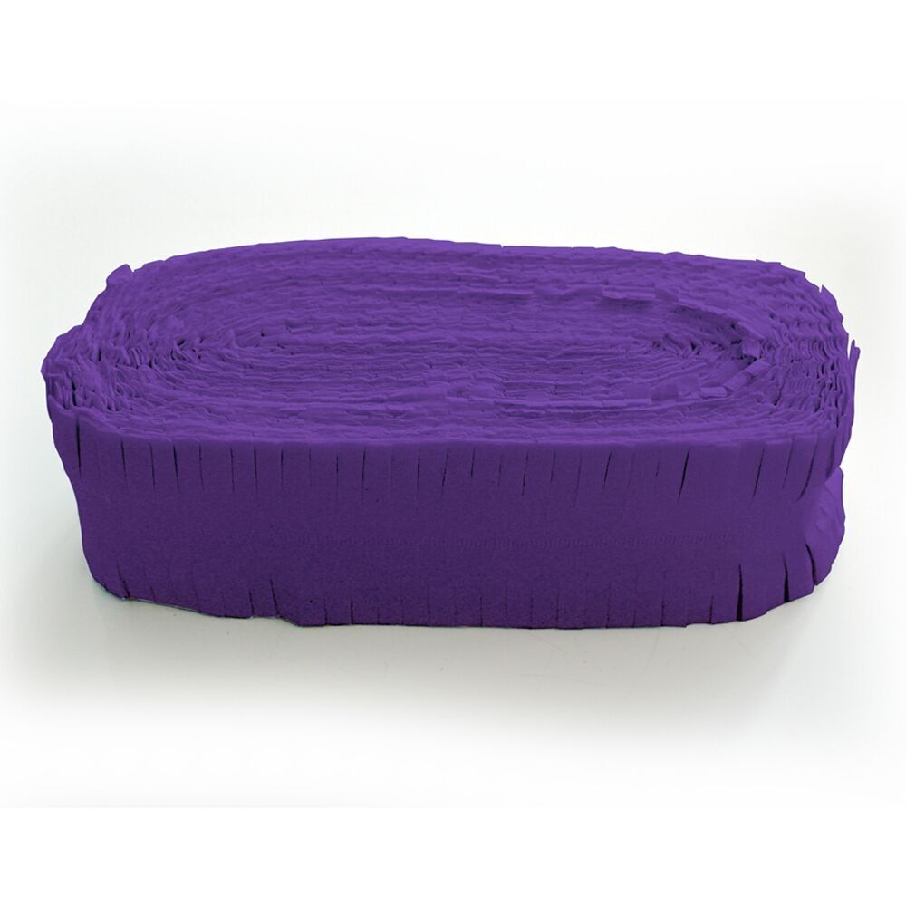 Kreppgirlande 24m schwer entflammbar lila