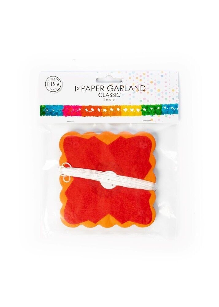 Papiergirlande Classic 4m