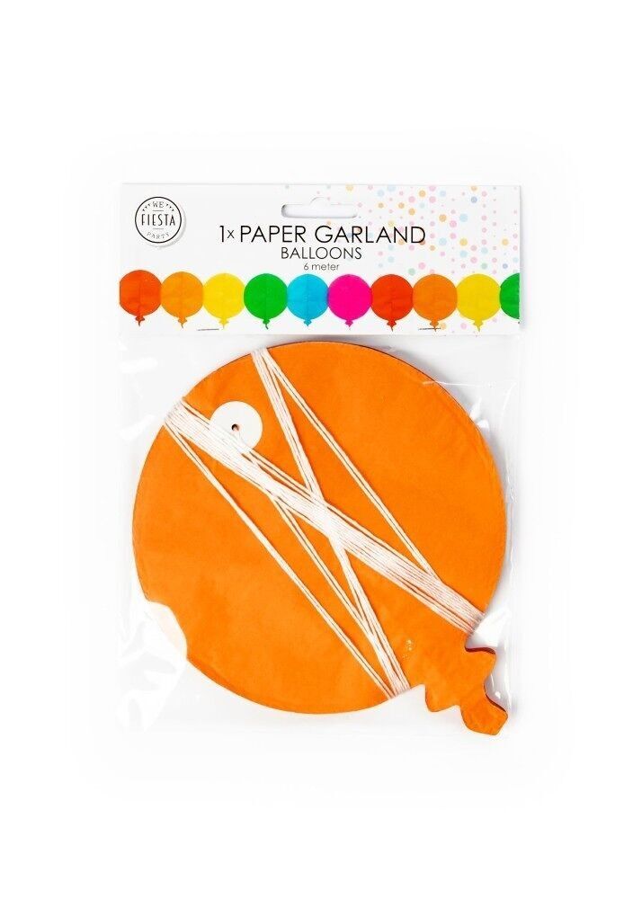 Papiergirlande Ballons 6m