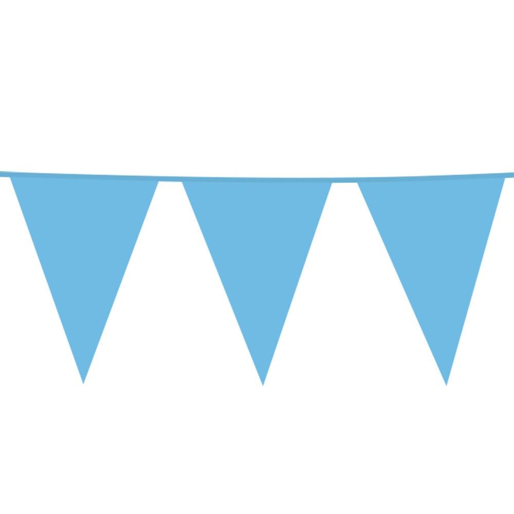 Riesenammer PE 10m babyblau Größe Fahne: 30x45cm