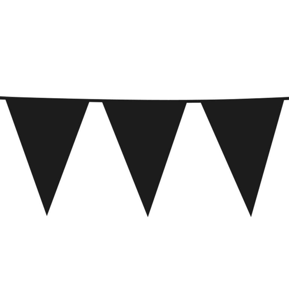 Riesenammer PE 10m schwarz Größe Fahne: 30x45cm