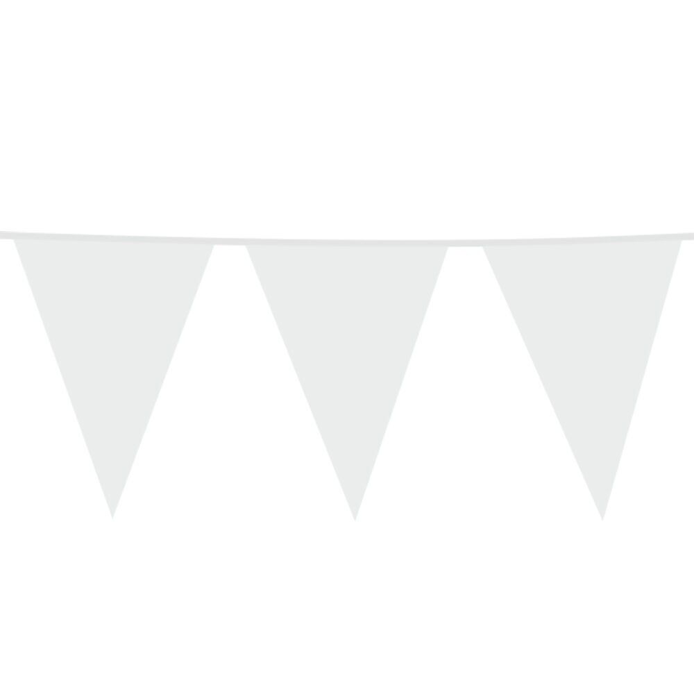 Riesenammer PE 10m weiß Größe Fahne: 30x45cm