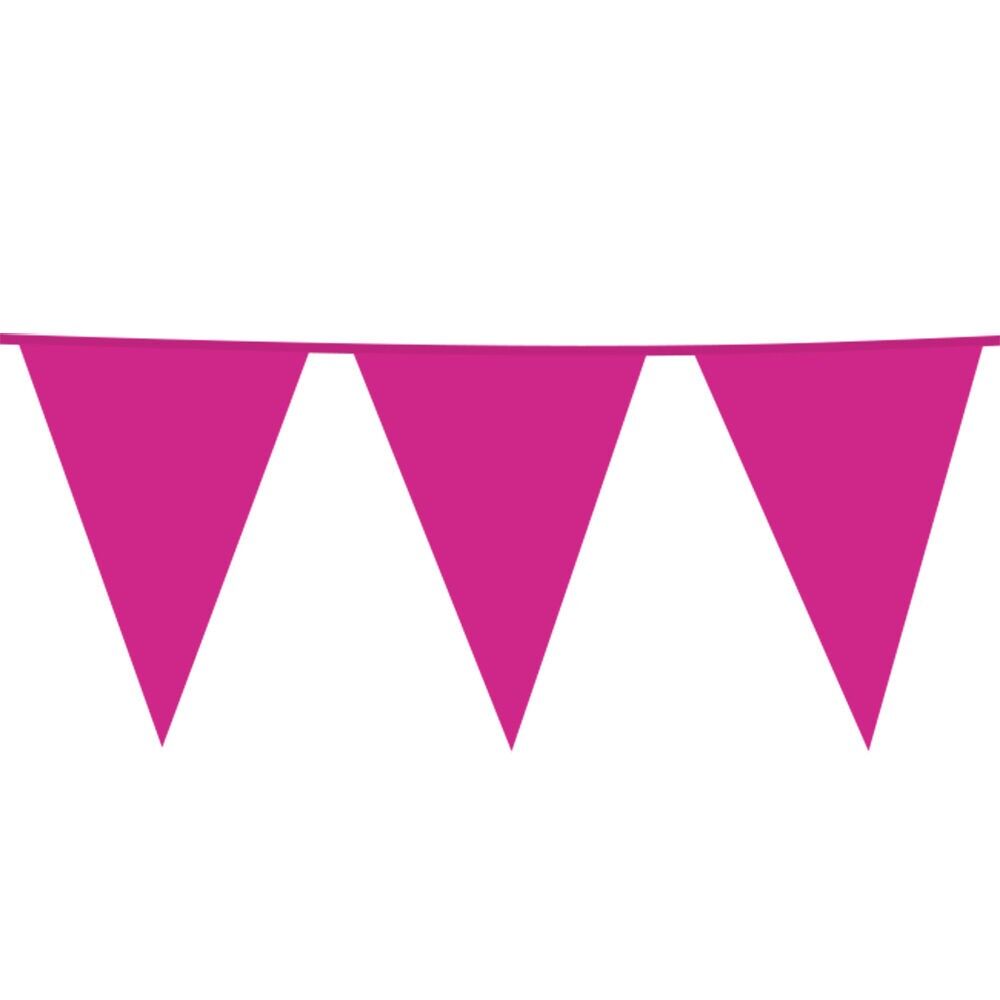 Riesenammer PE 10m pink Größe Flagge: 30x45cm