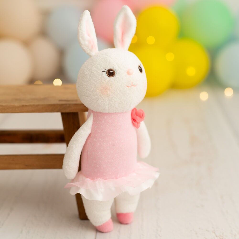 Poupée en tissu lapin