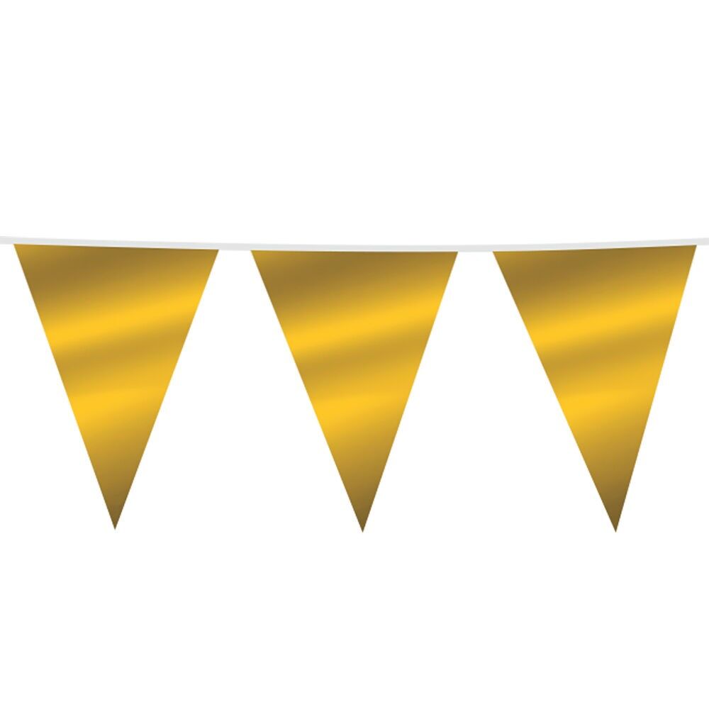 Riesenammer Metallic 10m Gold Größe Flagge: 30x45cm