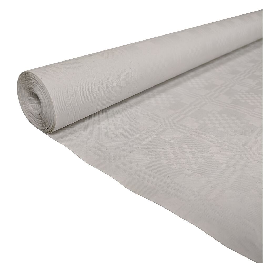 Nappe en papier 1,19x8m blanc
