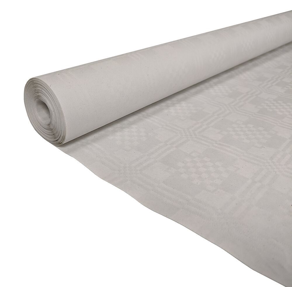 Nappe en papier 1x10m blanc