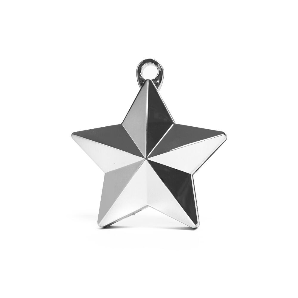 Sternballongewicht 150 g/m² metallic silber