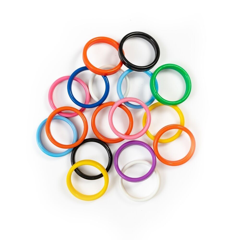 50 Gewichte 20 gr Ringe mehrfarbig