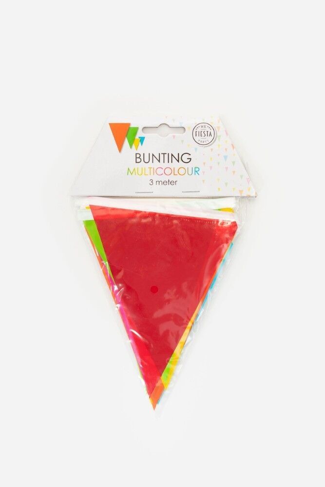 Wimpelkette PE 3m mehrfarbig Größe Flaggen:10x15cm