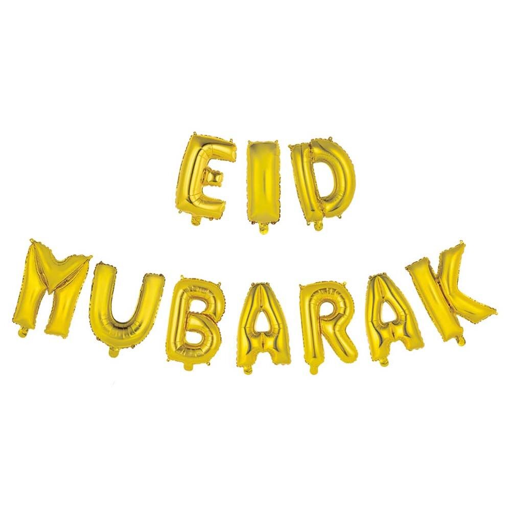 Foilballoon palabra 16" 'Eid Mubarak' oro