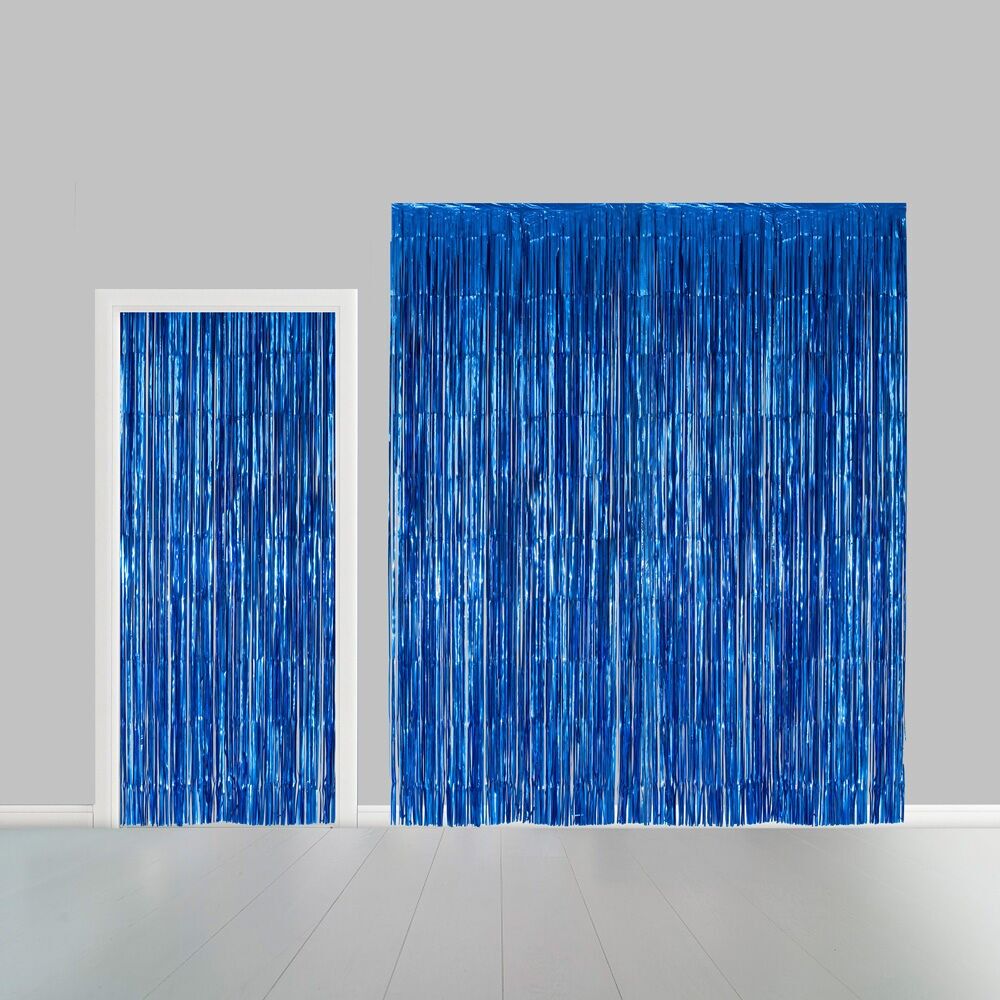 Cortina de fiesta 100x240cm azul