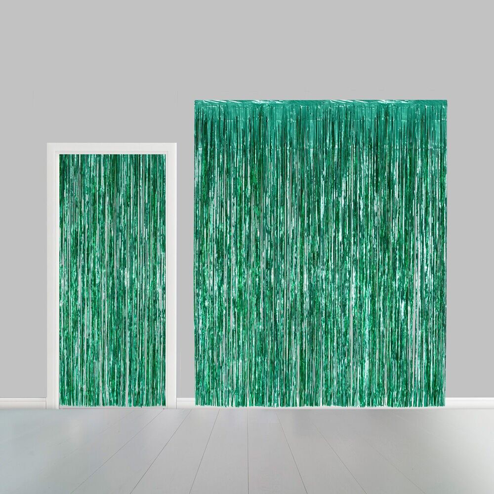 Cortina de fiesta 100x240cm verde