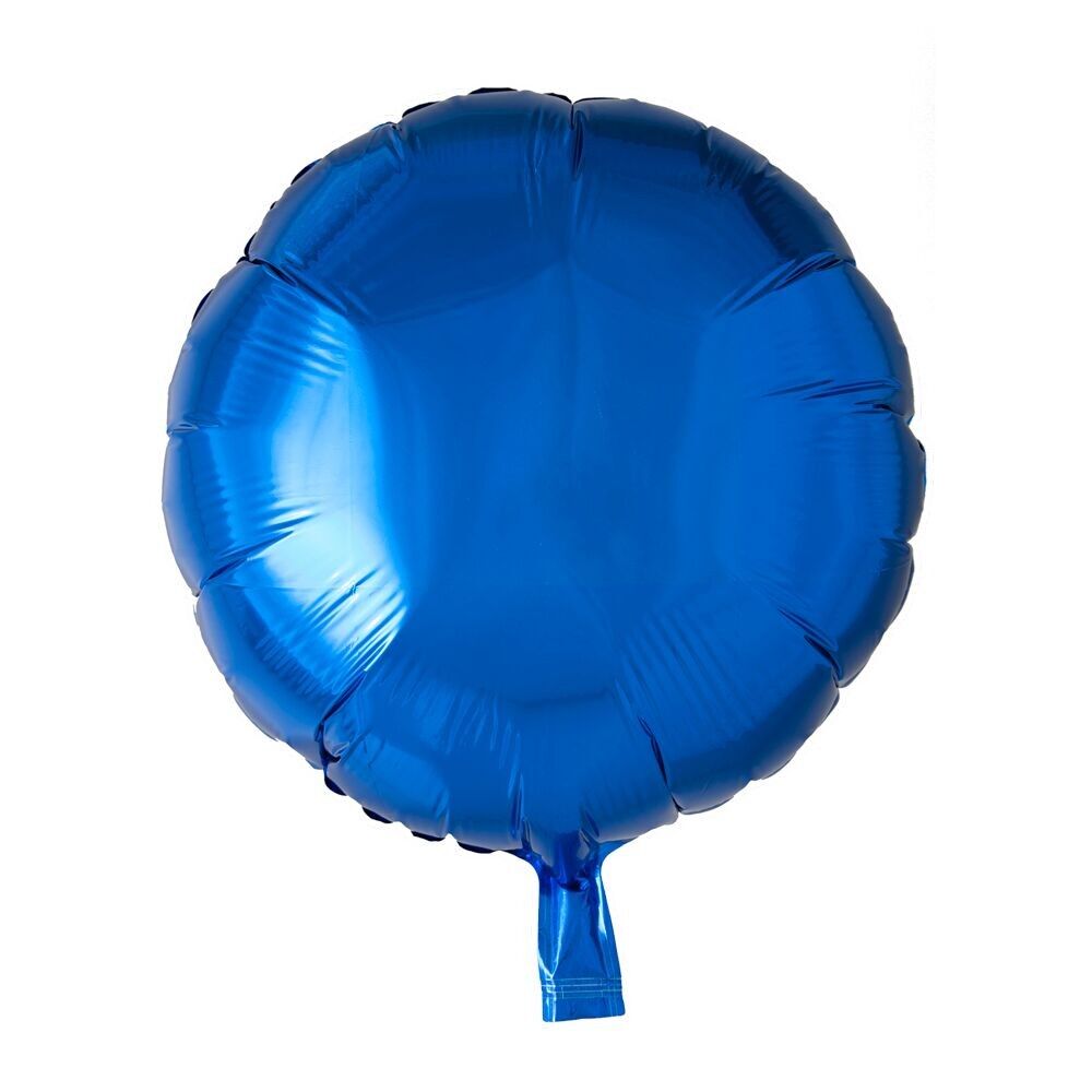 Foilballoon redondo 18 '' azul marino en paquete individual