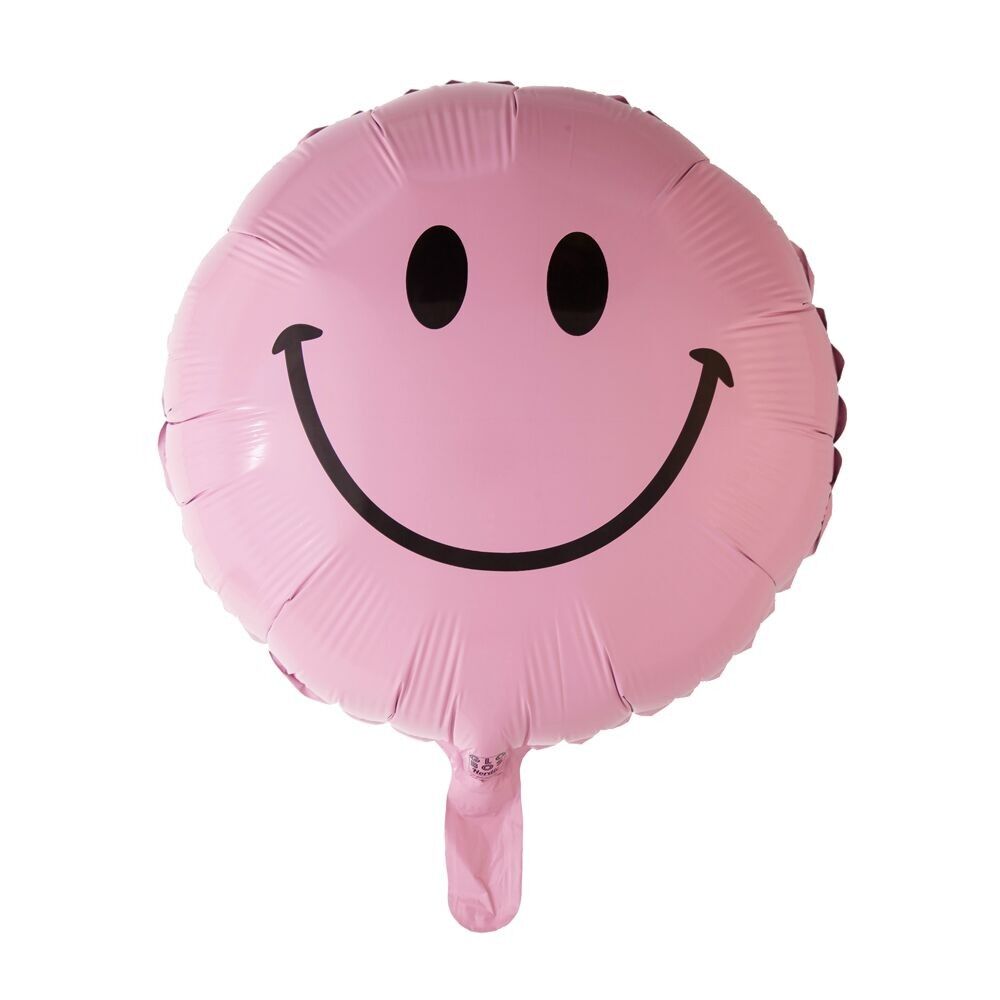 Folienballon 18'' smile babyrosa