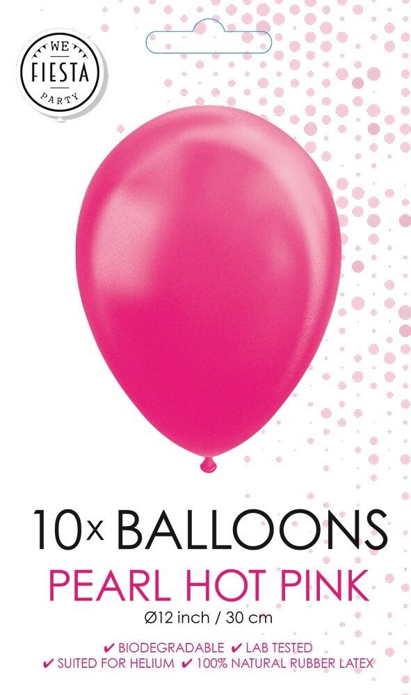 10 Luftballons 12" perlmutt-pink