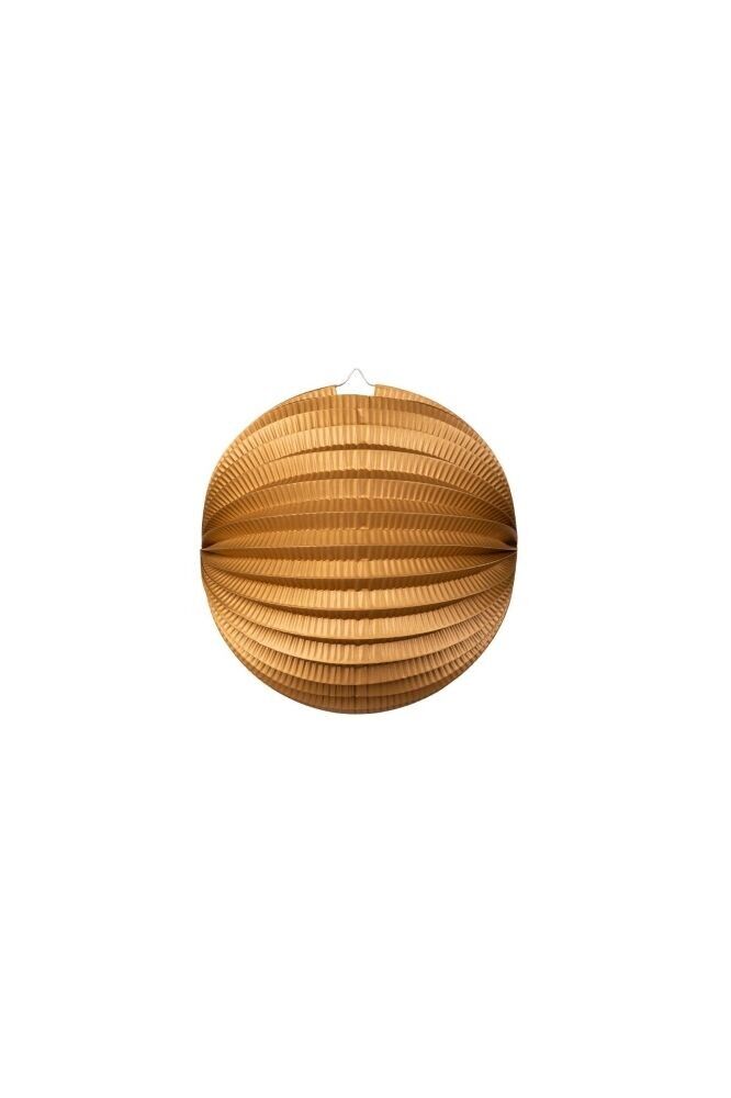 Papierlaterne rund Gold metallic D25cm