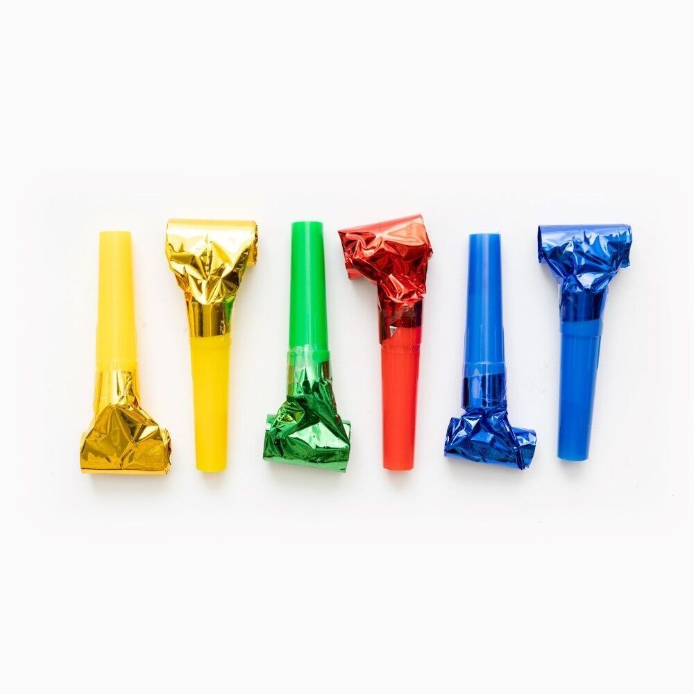 6 Blow Outs Metallic gemischt