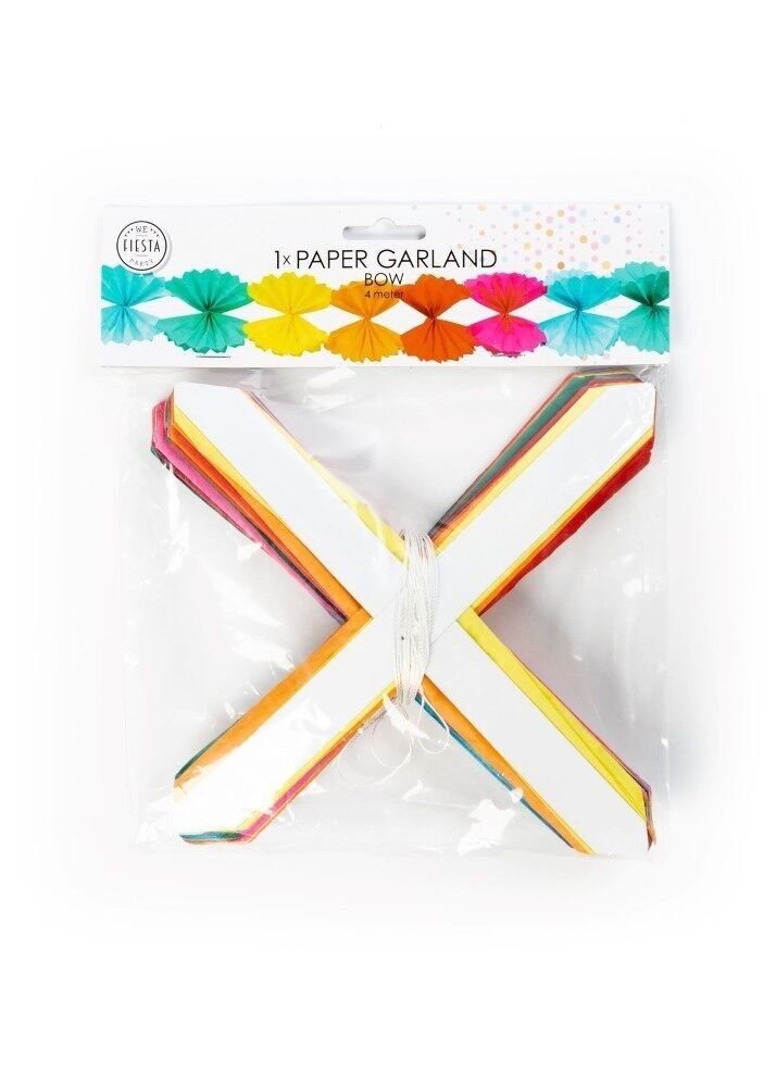 Lazo de guirnalda de papel 4m