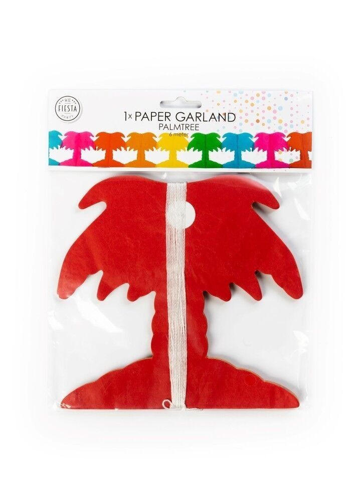 Guirnalda de papel Palmera 6m