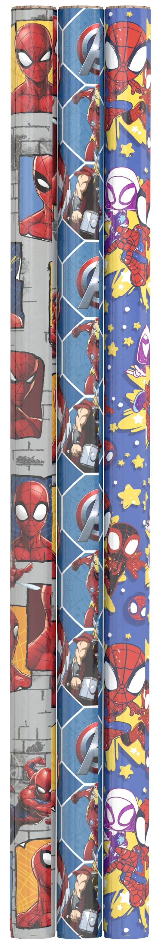 Papel de regalo de Marvel, 70 x 200 cm