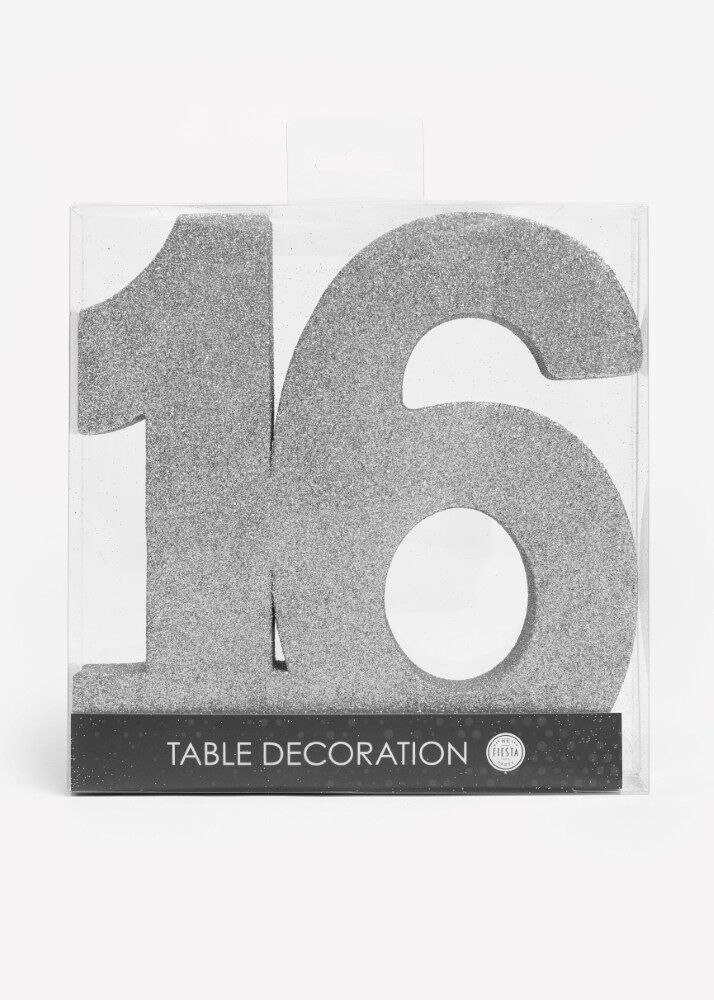 Decoración de mesa plata 16