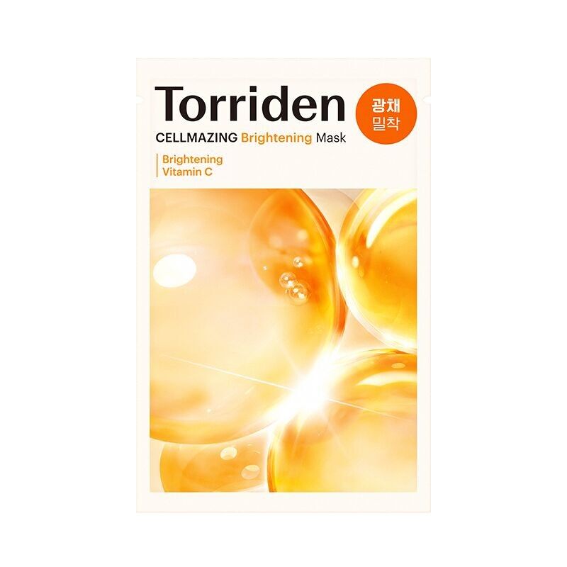 Maschera illuminante in tessuto Torriden Cellmazing con vitamina C