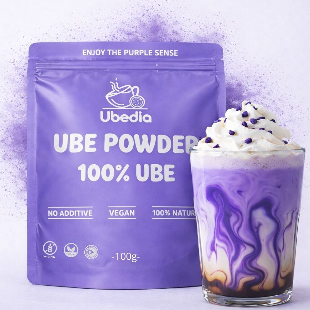Ube-Pulver ◈ 100 % reines, natürliches Ube ◈ 100 g