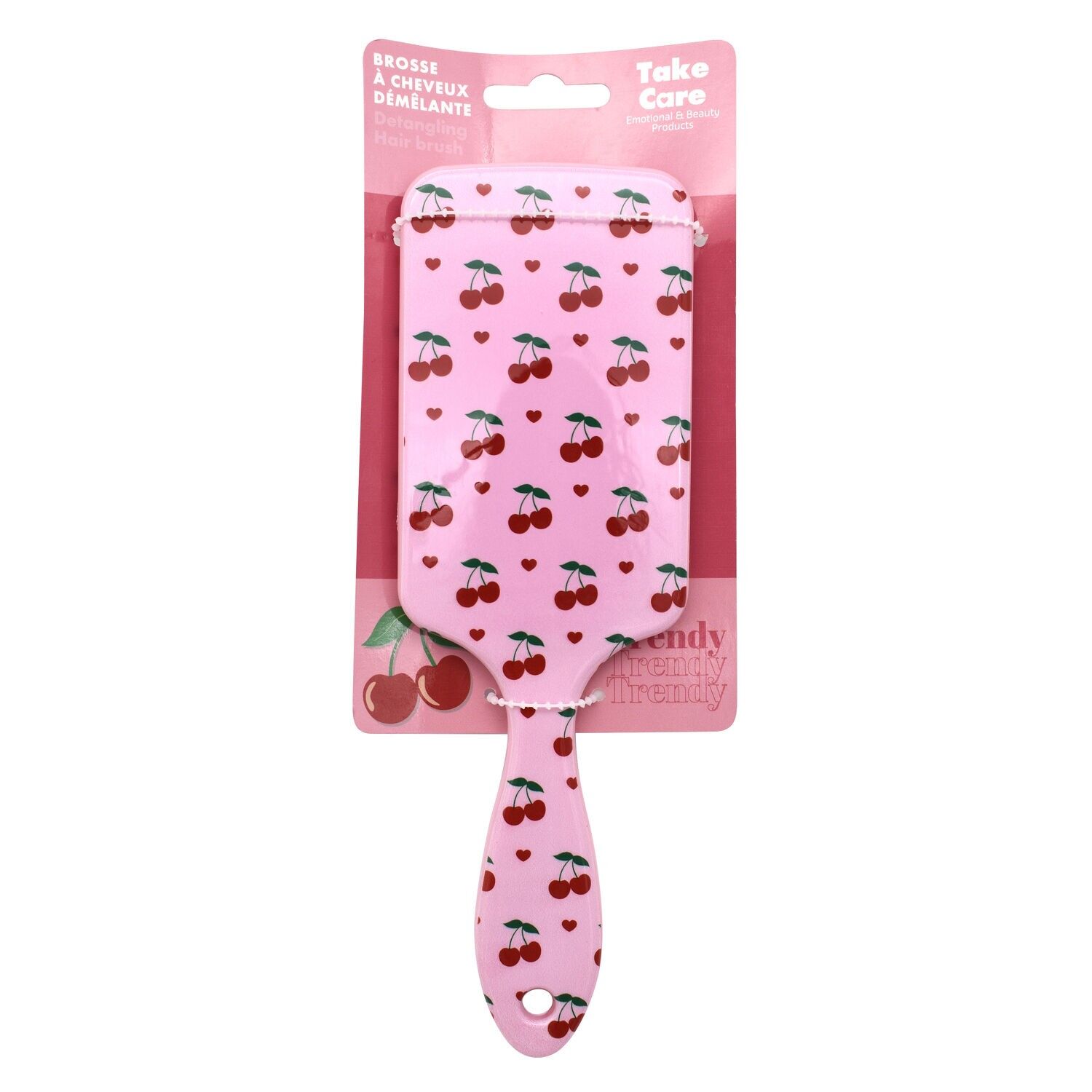 BROSSE À CHEVEUX – CERISE