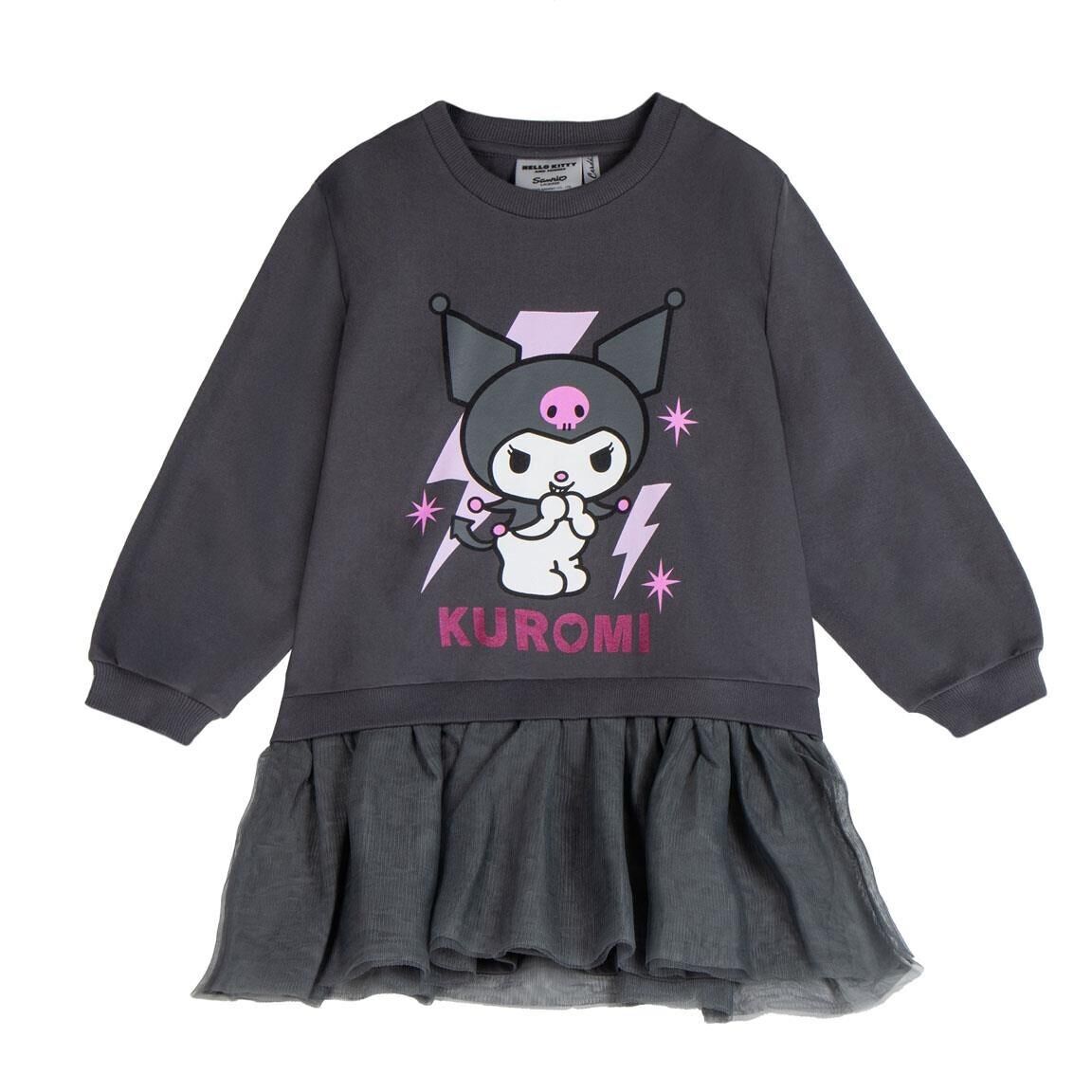 FELPA IN TULLE FRENCH TERRY HELLO KITTY KUROMI - 2900002932