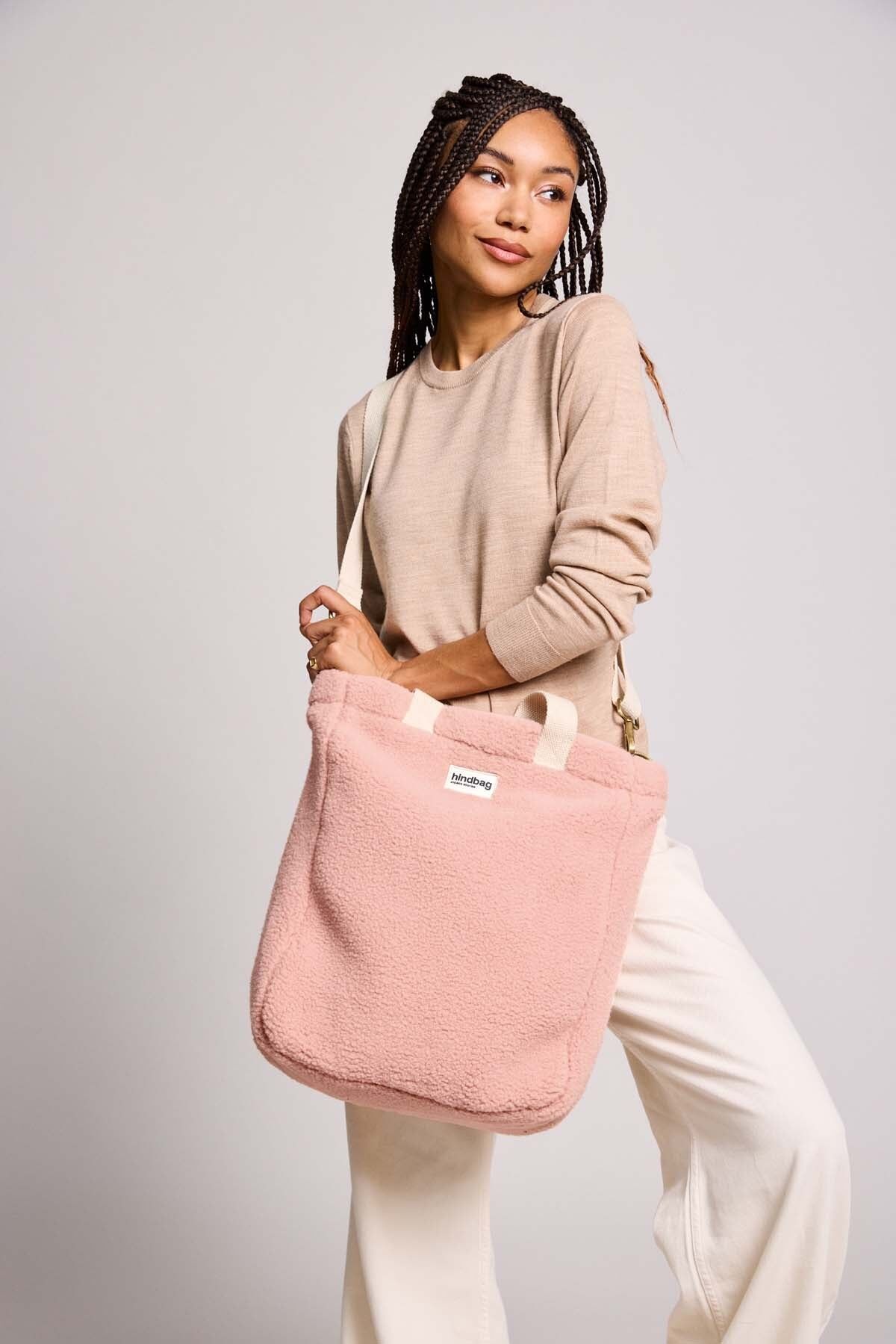 Borsa tote rosa cipria Paul Teddy