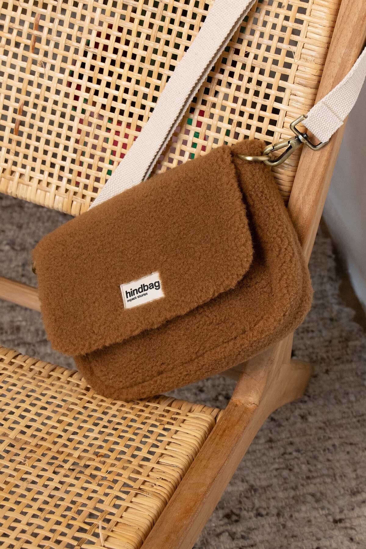 Borsa marrone Teddy Margault