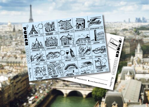💙 By the Seine 💙 PUNCHCARDSx1000