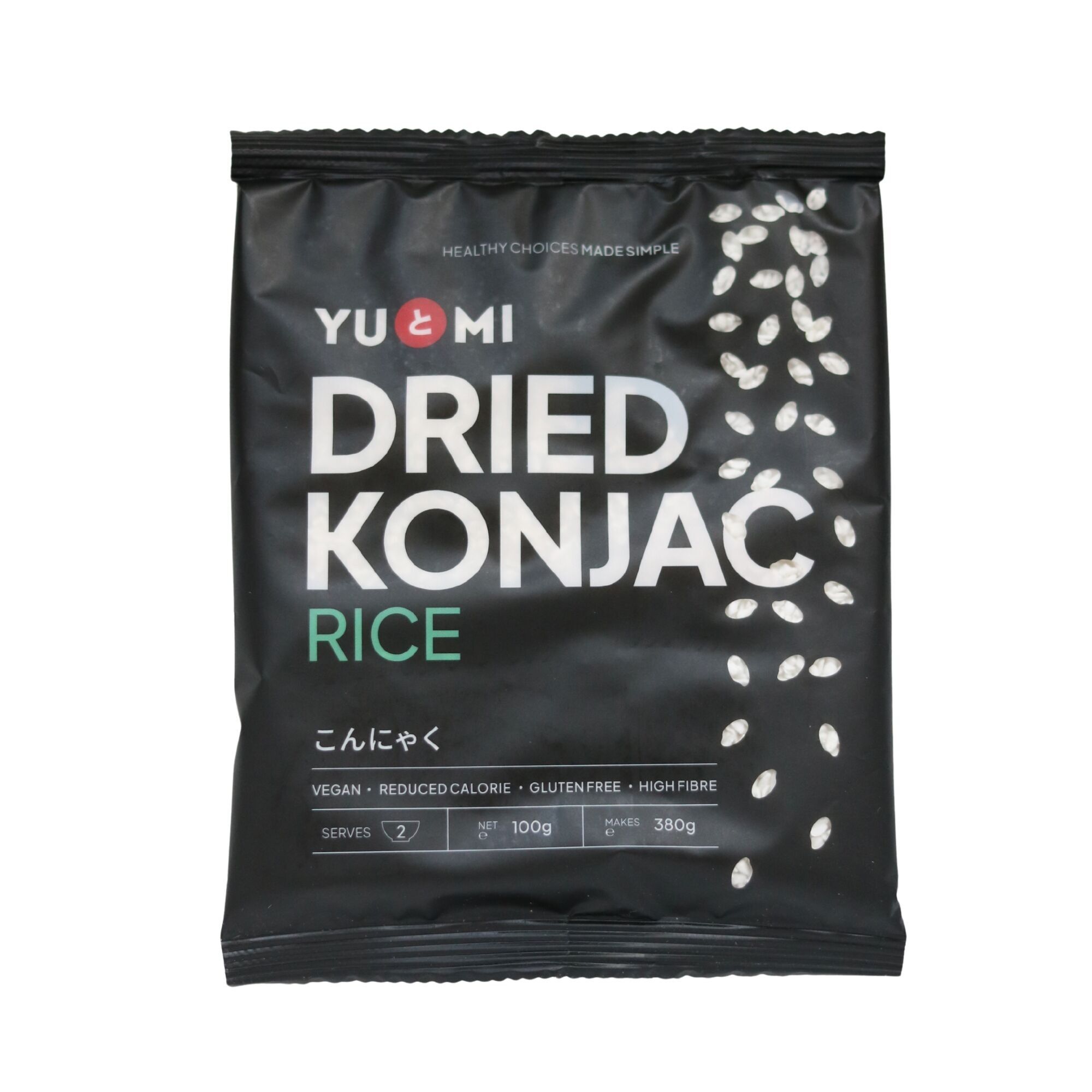 Riso Konjac essiccato 100 g (peso preparato 380 g)