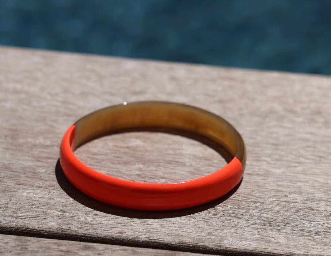 Medium neon orange bracelet